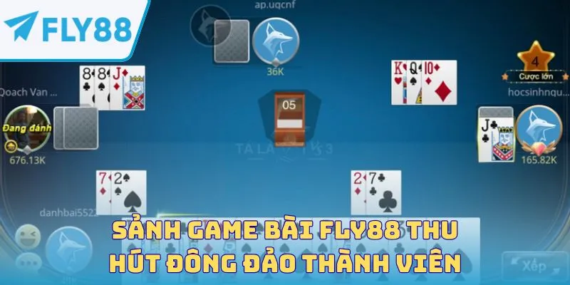 Sảnh game bài FLY88 thu hút đông đảo thành viên