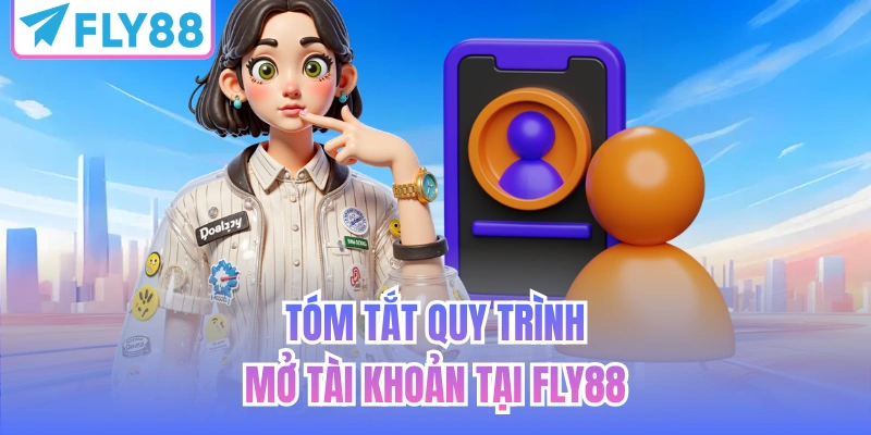 Tóm tắt quy trình mở tài khoản tại FLY88